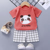 Children'S Short-Sleeved Suit Cotton Baby Summer Baby Clothes