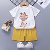 Children'S Short-Sleeved Suit Cotton Baby Summer Baby Clothes