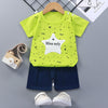 Children'S Short-Sleeved Suit Cotton Baby Summer Baby Clothes