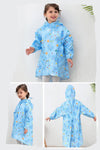 Poncho kid student raincoat