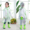 Poncho kid student raincoat