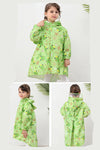 Poncho kid student raincoat