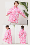 Poncho kid student raincoat